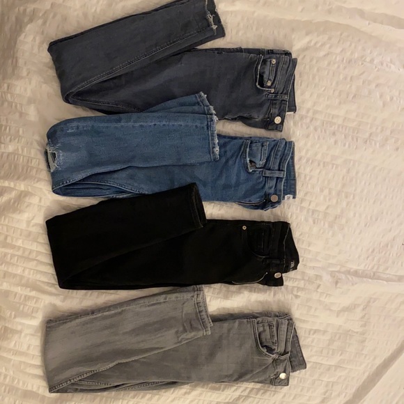 3 PAIRS of Zara skinny jeans - Picture 1 of 4